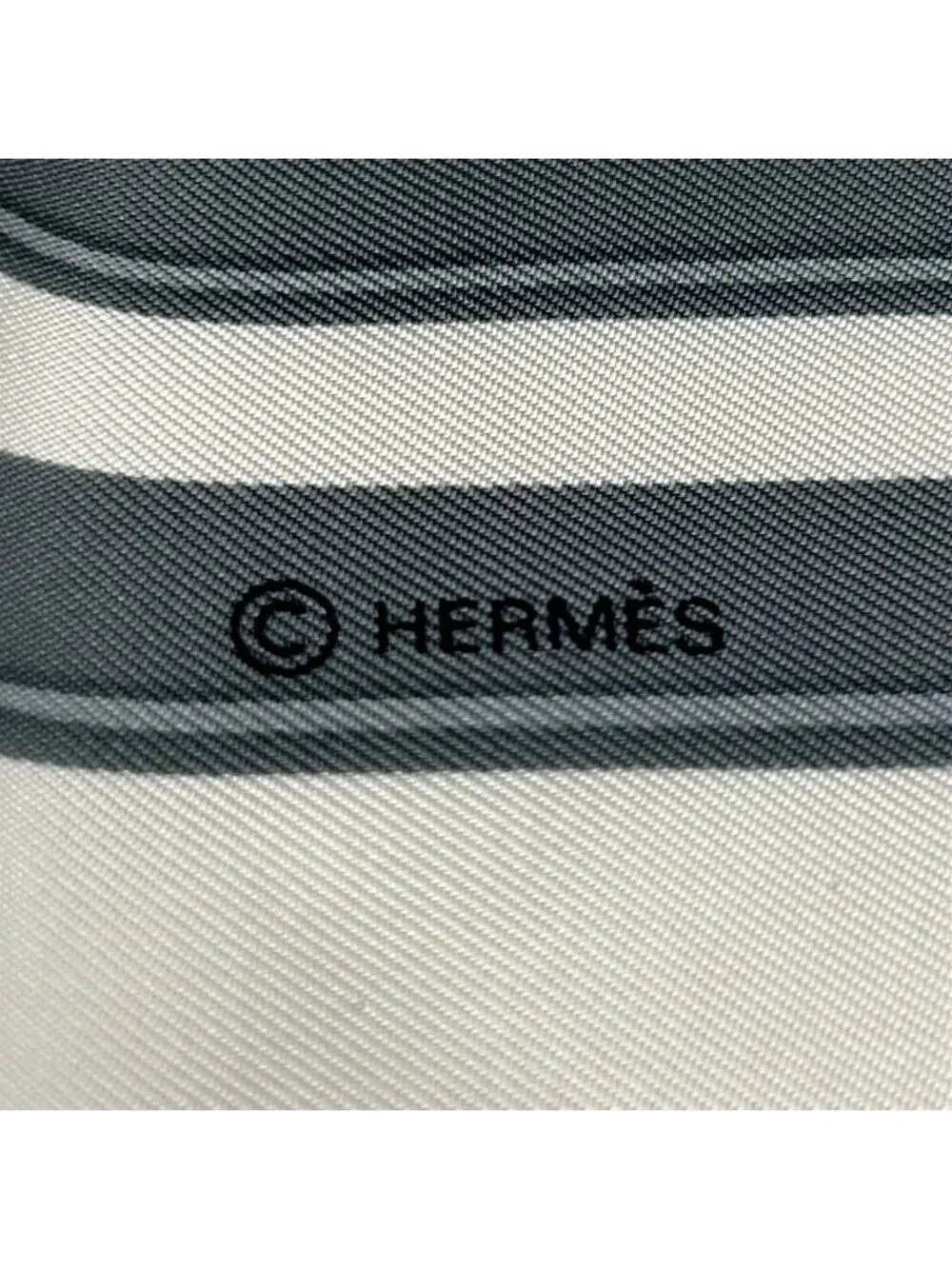Hermes Scarf Carre 90 Ivory Light Blue Multi Brides de Gala